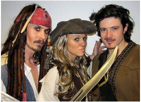 Johnny Depp & Pirates of the Caribbean Look-A-Likes